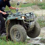 Quad Offroad im Steinbruch